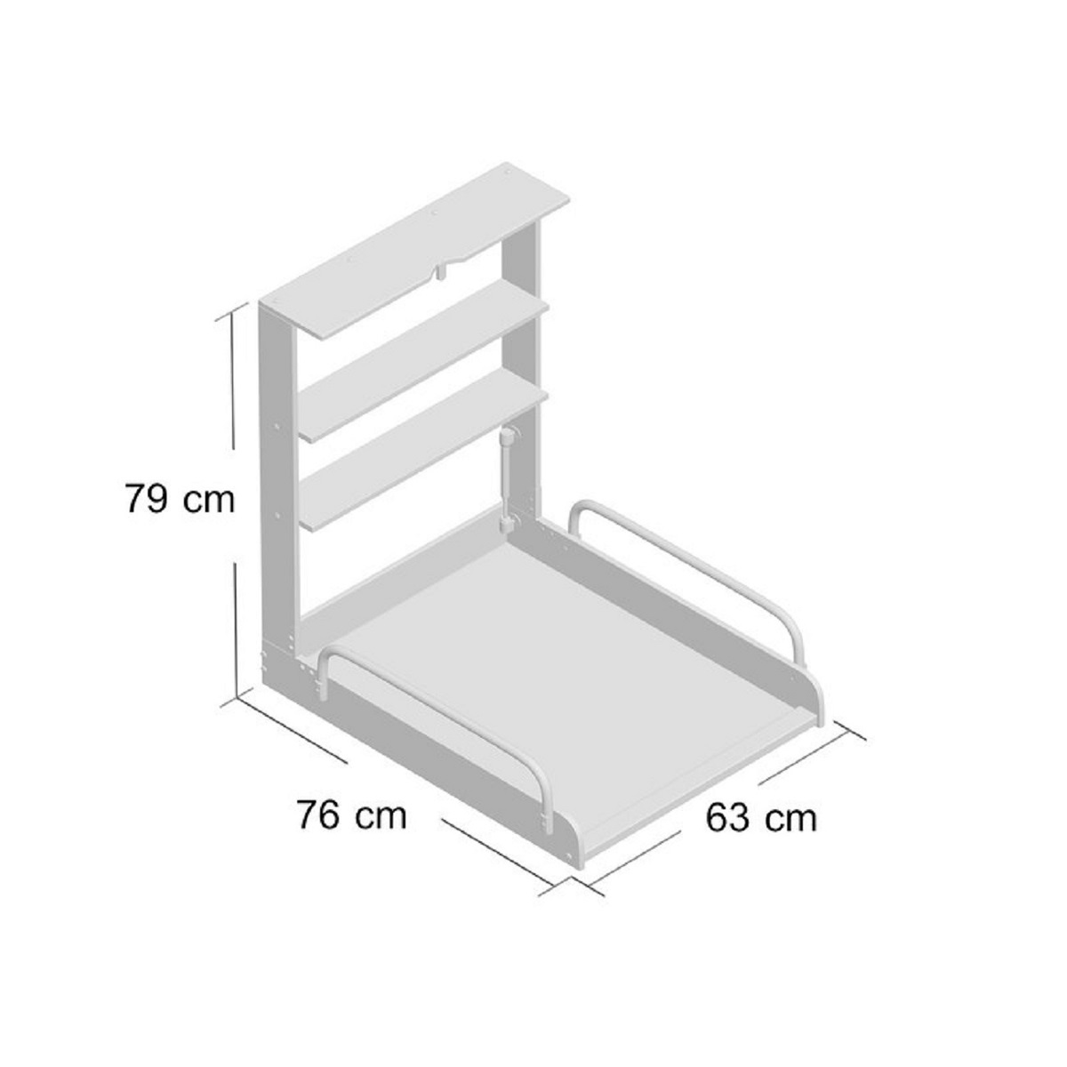 Wall Muont Multifucntion & Space Saving Baby Chainger